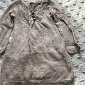 Elegant Tan Women's Sweater/Dress